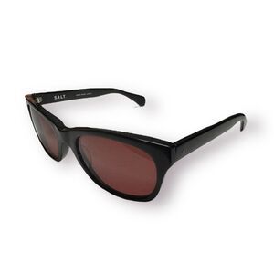 Salt "Chuck‎ BK" Retro Sunglasses Black Polarized Shades Japan 140mm